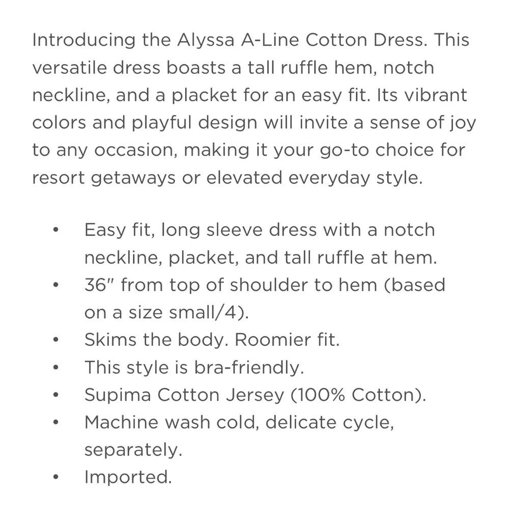 Lilly Pulitzer Alyssa A-Line Cotton Dress - Picture 6 of 9